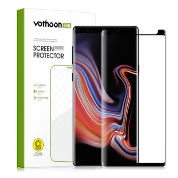Vothoon Grūdintas Stiklas Samsung Galaxy S8 S9 Plus Pastaba 8 9 3D Full Lenktas krašto Screen Protector(Ne Pilnas draudimas)