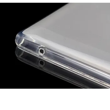Black Aišku, TPU Case For Lenovo Tab3 7 TB3-710F TB3-710I 7inch Tablet Galinį Dangtelį Lašas Atsparumas Minkšto Silikono Apsaugos Atveju