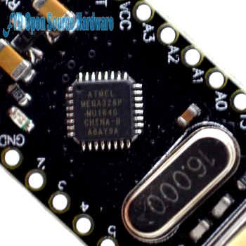 5vnt ProMini ATmega328P 5V 16M Suderinamas su arduino