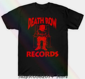 Unisex marškinėliai 2Pac Tupac Death Row Records 1990-AISIAIS Rap Hip-Hop Perspausdinti Kad