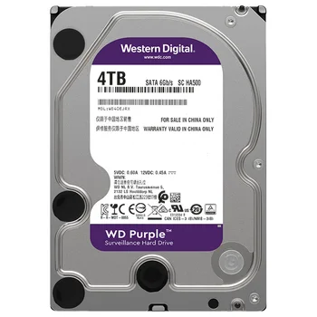 Western Digital WD Priežiūros Violetinė 4TB vidinis HDD SATA 6.0 Gb/s 3.5