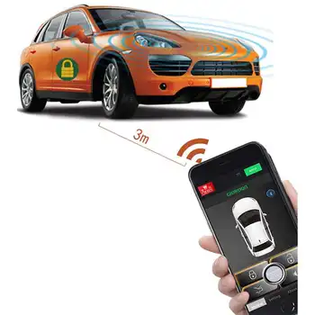 Smartfon APP autostart automobilio centrinio užrakto nuotolinio valdymo imobilizavimo sistemos, signalizacijos, automobilių dalys, Automatinė bagažo skyriaus Atidarymo