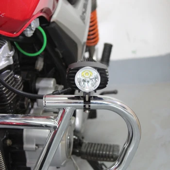 Bosmaa LED 18W 6000K Balta Motociklo Rūko žibintai DRL Žibintai Prožektorius Medžioklei Vairavimo Spo led darbo lemputė