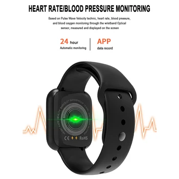 2020 Sporto Vyrų Skambučių Pranešimo Priminimas Smart Watch Moterų Širdies ritmo Smartwatch Laikrodį Miego Tracker Laikrodžiai, skirta 