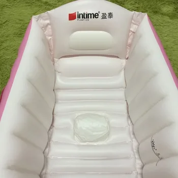 Vaikai vonia 98X65X28cm pripučiami vonia Vaikas vonia pagalvėlė + Pėdų oro siurblys šiltas nugalėtojas išlaikyti šiltas, sulankstomas Nešiojamų vonia