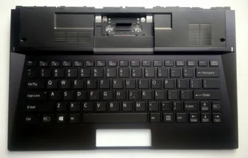 Naujas Sony SVD13212SH SVD13213SG SVD13213ST SVD13211CW anglų MUS nešiojamojo kompiuterio klaviatūra su apšvietimu palmrest padengti ne touchpad juoda