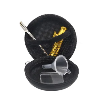 Nešiojamų Rūkymas Įrankių Krepšys Nustatyti 5-gabalas Stiklo Uosti Sniffer Snorter Balionėlis+Stiklas Matinis Mygtukai+Plastiko Piltuvėlis+Metalo Uosti Šaukštas