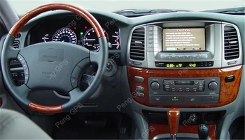 ZWNAV Android 9.0 PX6 Vertikali Ekrano GPS Navigacija Lexus LX470 Toyota LC100 (2002-2007 m.) Automobilis Stereo-Audio Grotuvas Headunit