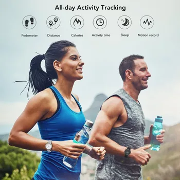 Laikas Savininkas Smart Watch Veiklos Fitness Tracker Hibridas Žiūrėti Tradicinių Žiūrėti su Smart Funkcijomis Pedometer Pranešimą Priminti