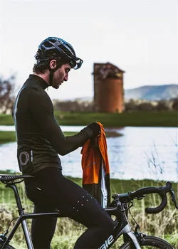 Šiluminė vilna Pro Dviračių Jersey ilgomis rankovėmis dviračių striukė žiemos Kelių MTB Dviratį drabužiai Aukštos kokybės Ropa Ciclismo invierno