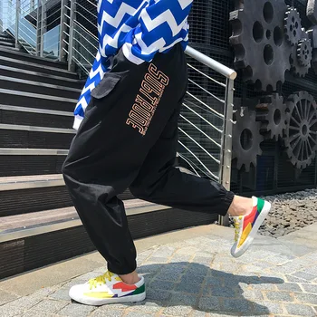 Vyrai Streetwear Krovinių Kelnės 2020 Harajuku Darbo Drabužiai Vyrams Kamufliažas Poilsiu Kelnes Hip-Hop Korėja Kelnės Sweatpants