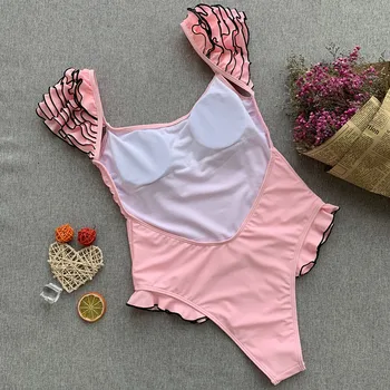 Seksualus Pynimas peties bikini 2020 Bandeau maudymosi kostiumėlį moteris Brazilijos bikini komplektas Push Up Bikinis Diržas moterų maudymosi kostiumėliai, Maudymosi Kostiumai