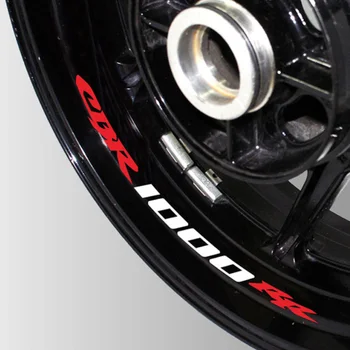Motociklo Atspindintis varantys Padangų logotipo kūrybos lipdukai ratlankio vidinį Dekoratyvinis vandeniui lipdukai Honda CBR1000RR cbr 1000 rr
