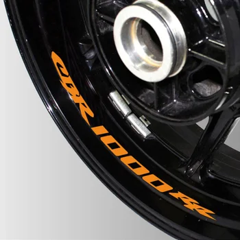 Motociklo Atspindintis varantys Padangų logotipo kūrybos lipdukai ratlankio vidinį Dekoratyvinis vandeniui lipdukai Honda CBR1000RR cbr 1000 rr