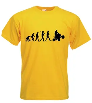 Vyrų Marškinėlius Homme 2019 dėl Ūgio ir Didelių Vyrų Evoliucija Quad T-Shirt Quading Marškinėlius Off Road Dviračiais Nelaimę T-Shirt