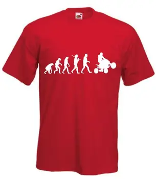 Vyrų Marškinėlius Homme 2019 dėl Ūgio ir Didelių Vyrų Evoliucija Quad T-Shirt Quading Marškinėlius Off Road Dviračiais Nelaimę T-Shirt