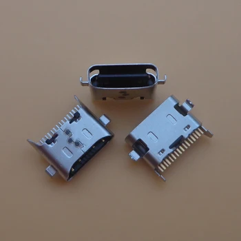 100vnt/daug 16PIN Micro USB Įkrovimo lizdas Lizdas lizdas įkroviklio Jungtis dock For Samsung A20S A207F A 20S A20 S