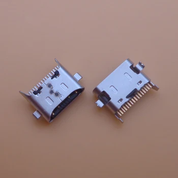 100vnt/daug 16PIN Micro USB Įkrovimo lizdas Lizdas lizdas įkroviklio Jungtis dock For Samsung A20S A207F A 20S A20 S