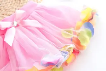 Vaikų tutu sijonas ju šydas 2019 m. vasarą laukinių šviesus rutuliukų tortas sijonai, lankas, kamuolys suknelė gėlių mergaičių sijonas baby girl drabužiai