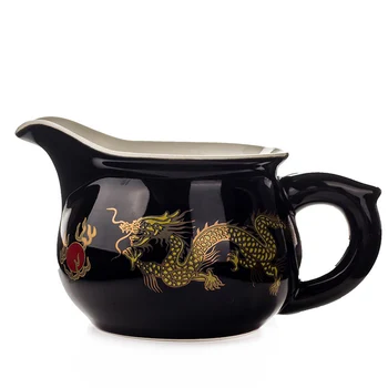 Golden dragon Gongdao Puodelio, Puodelis Arbatos Rinkinys, Arbatinukas Drankware Teisingumo Taurės Arbatinukas Teaware Kinijos Kung Fu Arbatos Puodelio Nustatyti, virdulys.