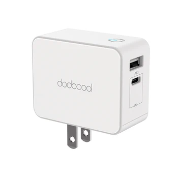 Dodocool 30W USB-C PD USB Dual Uostų Sienos Kroviklis Maitinimo Adapteris su Maitinimo Pristatymo Apple MacBook iPad Pro 2018 iPhone X
