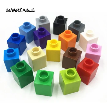 Smartable Didelis Plytos 1x1 Statybinių Blokų Dalys Suderinamos Duplo Kūrybiniai Žaislai Vaikams Mažo Amžiaus Dovana 60pcs/Set