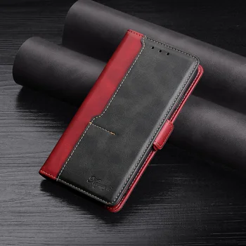 Oda Tvirtas Poveikio Piniginės Flip Case for LG G7 G8 G8S G8X V50S ThinQ K20 K30 X2 2019 V20 Mini Aristo 5 Plius Padengti w/ Magnetiniai