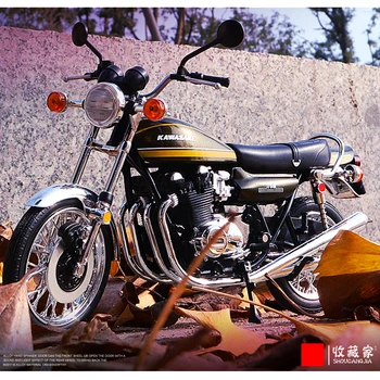 1pcs Modeliavimas 1/12 Kawasaki motociklų lydinio modelis 750-RS (Z2) Kolekcines motociklo modelio apdailos dalys