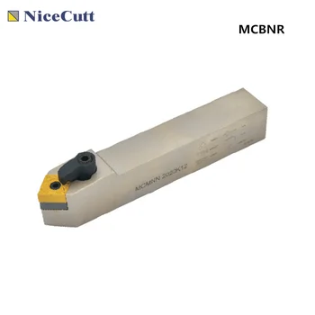 Nicecutt Tekinimo įrankio laikiklis MCBNR Serijos Išorės Tekinimo Įrankis CNMG1204 Serijos Įterpti Aukštos Kokybės Nemokamas pristatymas