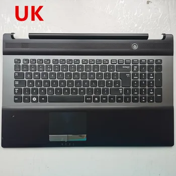 RU/UK/prancūzų/korėjiečių išdėstymas naują nešiojamąjį kompiuterį, klaviatūrą su touchpad palmrest Samsung RC728 RC730