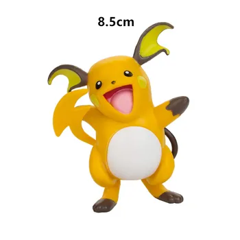 3-8.5 CM Tomy Pokemon Duomenys Lėlių Kolekcija Pikachu Animacinių filmų 