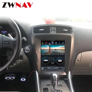 Carplay DSP Android 9 PX6 Vertikalus Tesla Radijo Car Multimedia Player Stereo GPS Navigacija LEXUS IS250 IS300 IS350 2006-2012