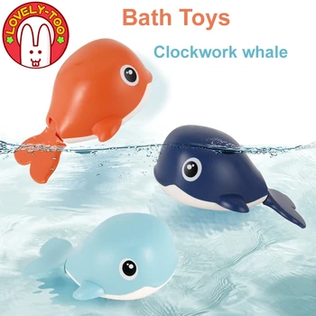 Vaikai Vandens Žaislai, Vaikų Vonios Žaislas Kūdikiams Plaukti Žaizdos-iki Grandinės Clockwork Paplūdimio Plaukimas Baseinas Žaislai Vaikams