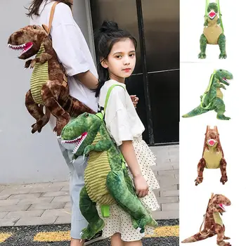 Mados Tėvų-vaikų Dinozaurų Maišą Naujų Vaikų Kuprinės Cartoon Didelis Dinozauras Backpaack Paramos Didmeninė Ir Dropship