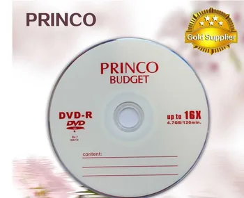 Didmeninė 50 diskų yra 4,7 GB Princo Biudžetas Tuščias Spausdinti DVD-R Diskas
