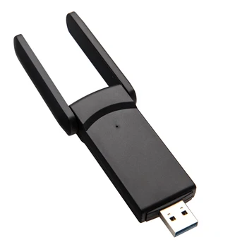 USB 3.0 Wifi 2.4 G 5G Nemokama Vairuotojo Antena 1200Mbps Wifi Lan Ethernet Adapteris Tinklo plokštė Wifi Dongle ilgo nuotolio Wifi Imtuvas