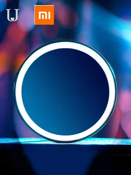 Xiaomi HD Makiažo Veidrodis su LED Spalva Mėlyna Šviesa Kosmetinis Veidrodis, Mini Nešiojamieji Touch Kontrolės Jutikliai, Veidrodėliai Grožio Makiažas