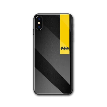FinderCase Cool Batman logo Mados Prabangių telefono dėklas skirtas iphone pro 11 X 6, 6S 7 7plus 8 8Plus XS XR XS MAX
