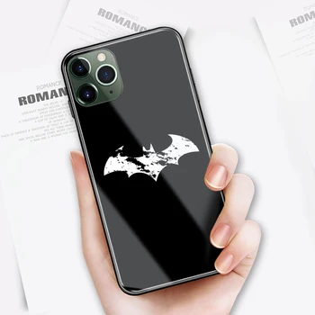 FinderCase Cool Batman logo Mados Prabangių telefono dėklas skirtas iphone pro 11 X 6, 6S 7 7plus 8 8Plus XS XR XS MAX
