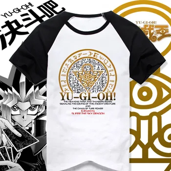 Yu Gi Oh T-shirt Anime Yu-Gi-Oh! Trumpas Rankovės Marškinėliai Atsitiktinis Vyrai Moterys Vatos Pagaliukai Tees