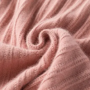 YISU Moterų vilnos Megztinis Golfo megztinis Šiltas Viršūnes vientisos spalvos ilgomis rankovėmis Megzti megztinis Atsitiktinis Paprastų Moterų Megztinis Storas