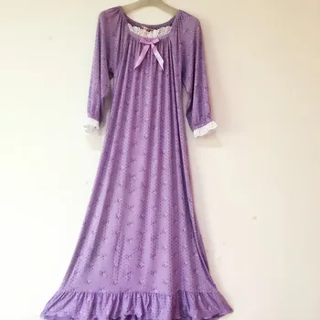 Modalinis Moterų nightgowns XXL Siuvinėjimo Negabaritinių Riebalų Naktį Suknelė Namų Suknelė Moterų Mama Mergaitė nightdress sleepwear
