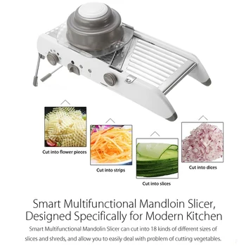 Reguliuojamas, Daugiafunkcinis Daržovių Peilis Profesinės Trintuvė Nerūdijančio Plieno Ašmenys Įrankiai, Virtuvės Mandoline Maisto Bulvių Slicer