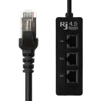 1pc RJ45 1 iki 3 Lizdas, Ethernet Tinklo LAN Kabelį Splitter Pratęsti Adapteris Jungtis