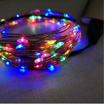 USB LED 5M 10M lempos girliandą vario viela, lanksti lempa šventiniai papuošalai Kalėdų šviesos eilutę spinta apdailos šviesos