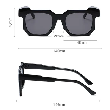 Peekaboo vintage akiniai nuo saulės vyrams aikštėje 2021 uv400 netinkamų kadrų mados saulės akiniai moterims leopard juoda karšto pardavimo