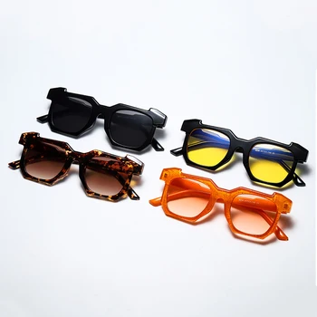 Peekaboo vintage akiniai nuo saulės vyrams aikštėje 2021 uv400 netinkamų kadrų mados saulės akiniai moterims leopard juoda karšto pardavimo