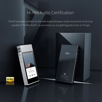 FiiO M7 High-Res Audio Lossless Muzikos Grotuvas MP3 Bluetooth4.2 aptX-HD LDAC Jutiklinis Ekranas su FM Radijas Parama Gimtoji DSD128