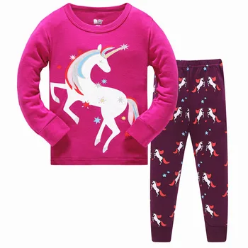 Top Brand Vaikų Pižama Sleepwear Vaikai naktiniai drabužiai Medvilnės Kūdikių berniukų, mergaičių drabužių rinkinius automobilių spausdinimo mados top + kelnės tinka