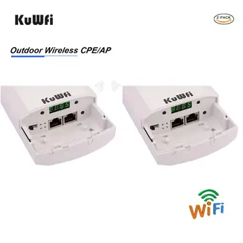 KuWFi 900Mbps Lauko Belaidžio MEZON Maršrutizatorius 5.8 G Belaidis Kartotuvas/AP Router/Wifi MEZON Tiltas Taškas į tašką 1-3KM Wifi Aprėpties